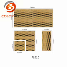 Wooden Acoustic Panel Perforated Acoustic Panel MDF